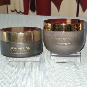 Hermetise Professional Body Butter and Exfoliating Body Scrub Set